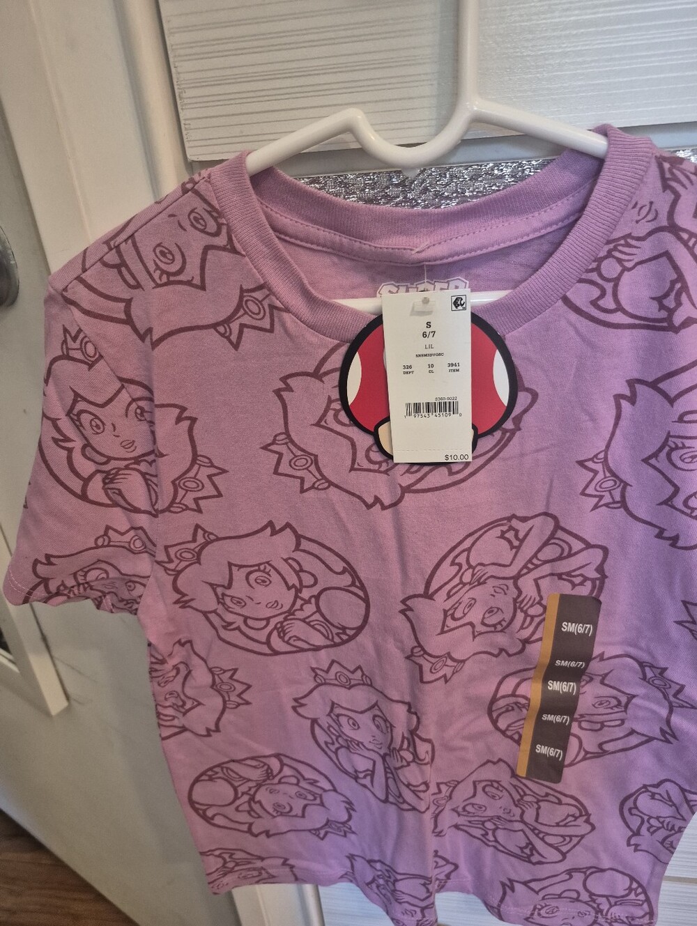 Girls' Purple Character Graphic Tee - Brand: